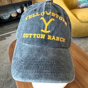 Yellowstone Dutton Ranch Gray Denim Cap